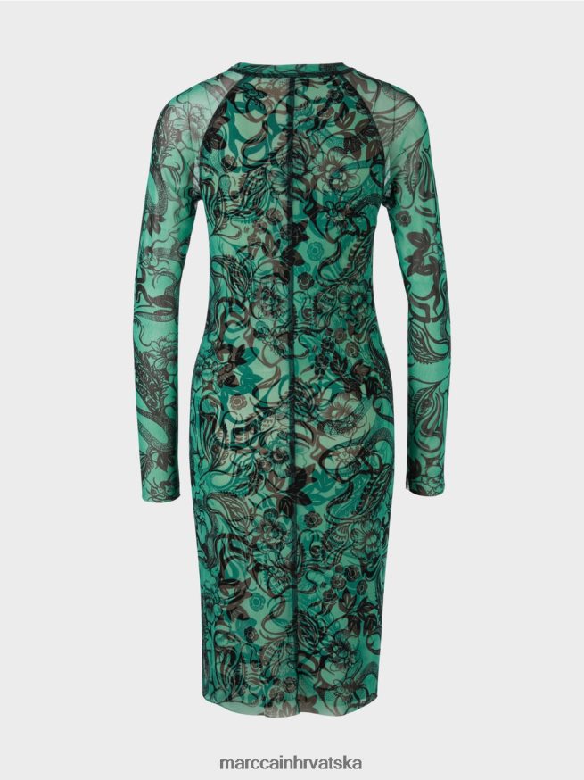 emajl Marc Cain elastična haljina od tila koja grli tijelo odjeća 4D66P44