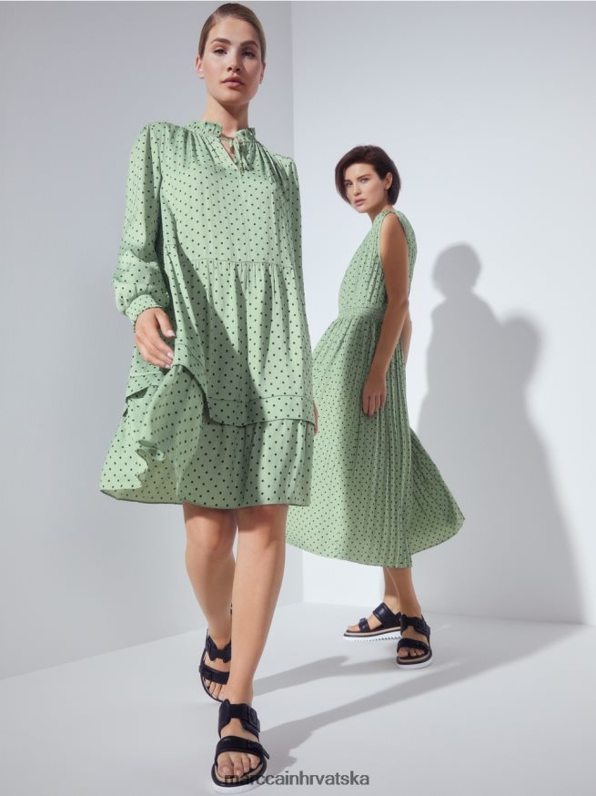 metvica u prahu Marc Cain haljina na točkice odjeća 4D66P4135