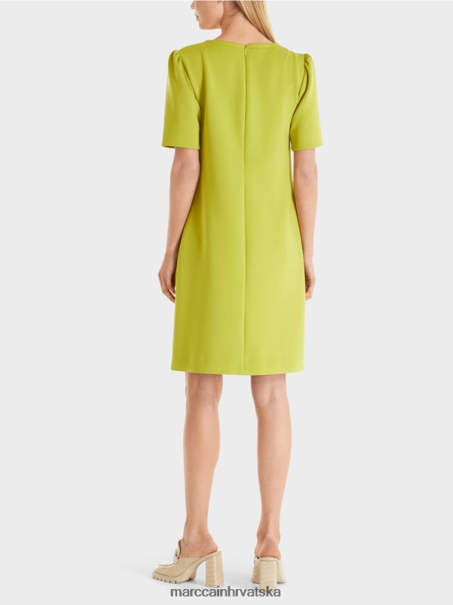 svijetlo maslinasto zelena Marc Cain haljina s naglašenim ramenima odjeća 4D66P440