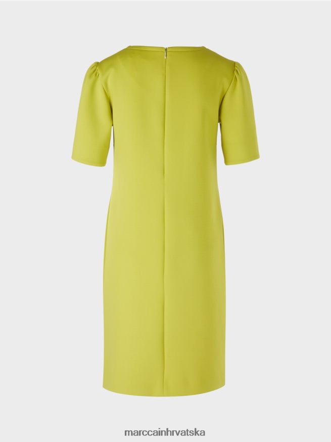 svijetlo maslinasto zelena Marc Cain haljina s naglašenim ramenima odjeća 4D66P440
