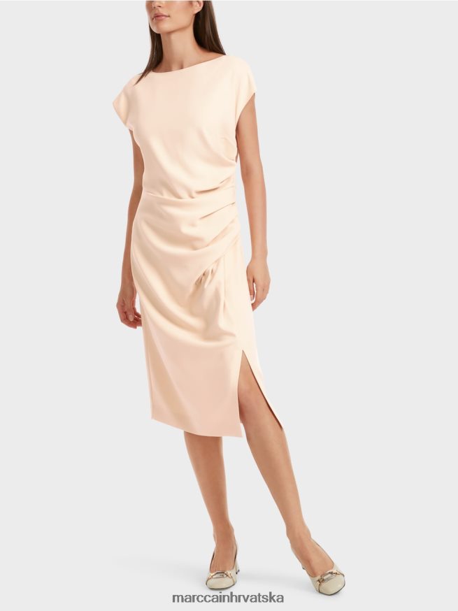 tamna krema Marc Cain haljina na omot odjeća 4D66P425