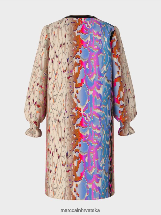 tamno ljetno nebo Marc Cain haljina s mješavinom printa odjeća 4D66P423