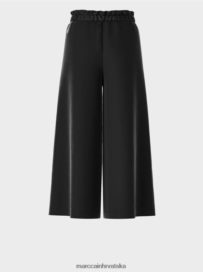 crno Marc Cain 7/8 široke hlače willmar odjeća 4D66P4539