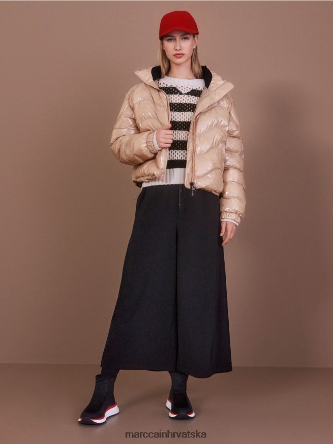 crno Marc Cain 7/8 široke hlače willmar odjeća 4D66P4539