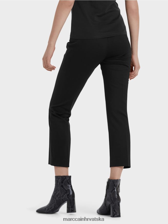 crno Marc Cain Hlače 7/8 od finog žerseja odjeća 4D66P4742