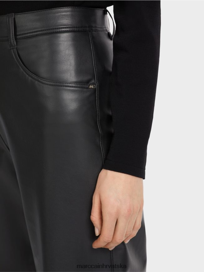 crno Marc Cain warri hlače ženstvenog kroja odjeća 4D66P4528