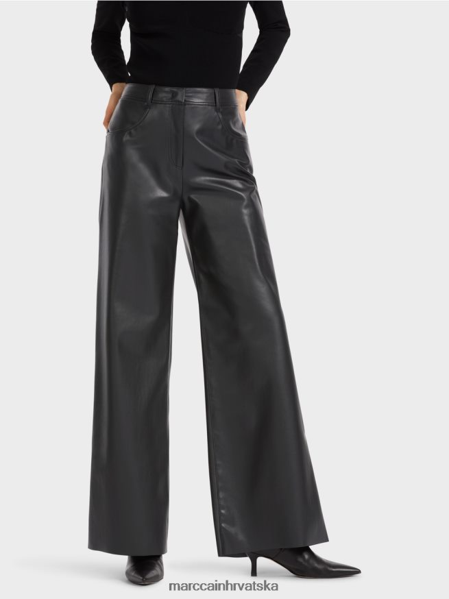 crno Marc Cain warri hlače ženstvenog kroja odjeća 4D66P4528