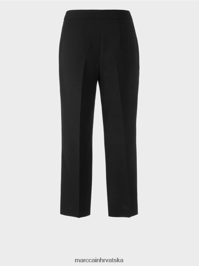 crno Marc Cain wellington hlače širokih nogavica odjeća 4D66P4565
