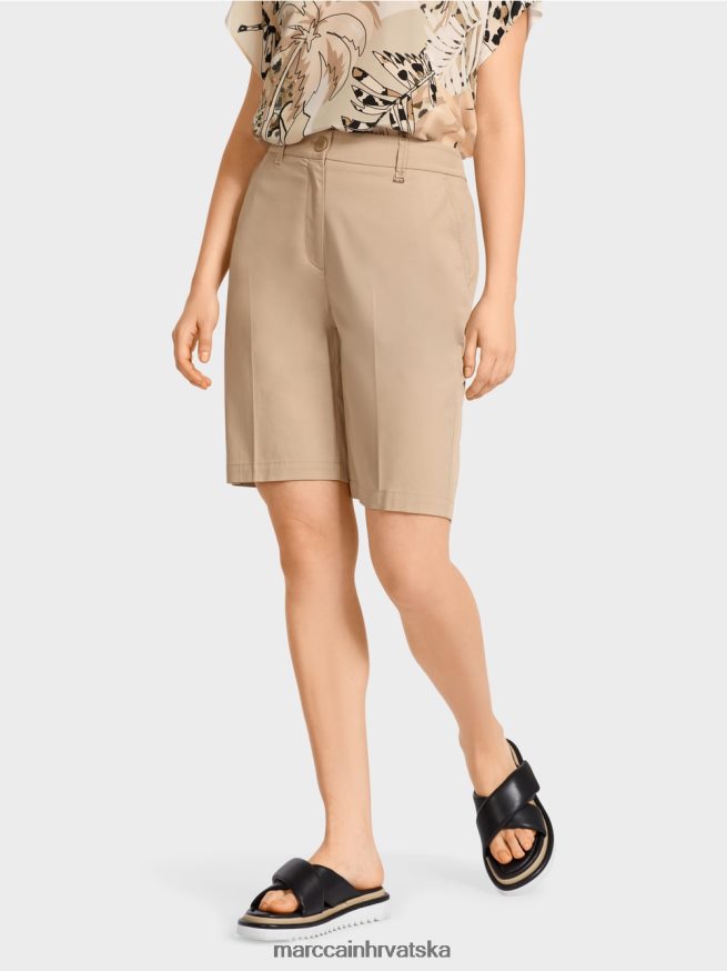 duboki pijesak Marc Cain finike kratke hlače ženstvenog kroja odjeća 4D66P4658