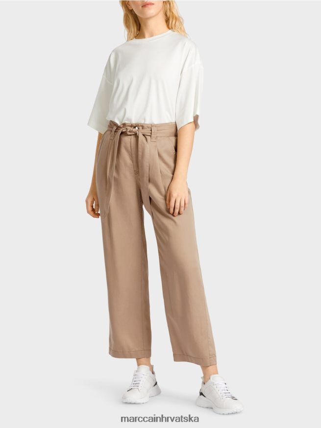 duboki pijesak Marc Cain welleri "promislimo zajedno" hlače odjeća 4D66P4680