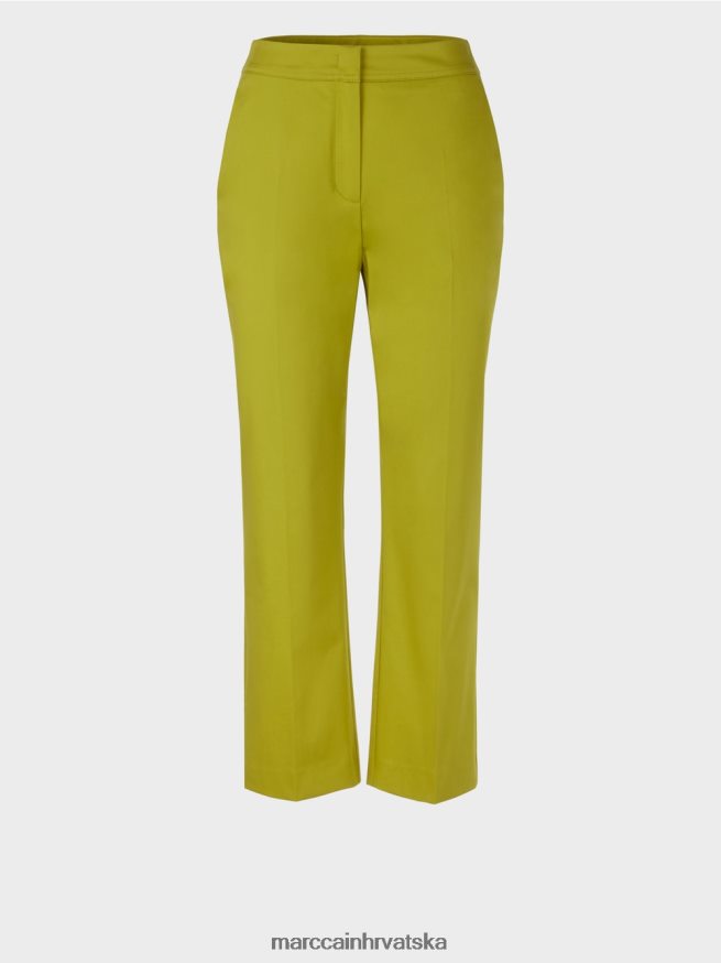duboko maslinasto zelena Marc Cain hlače u chino stilu odjeća 4D66P4634