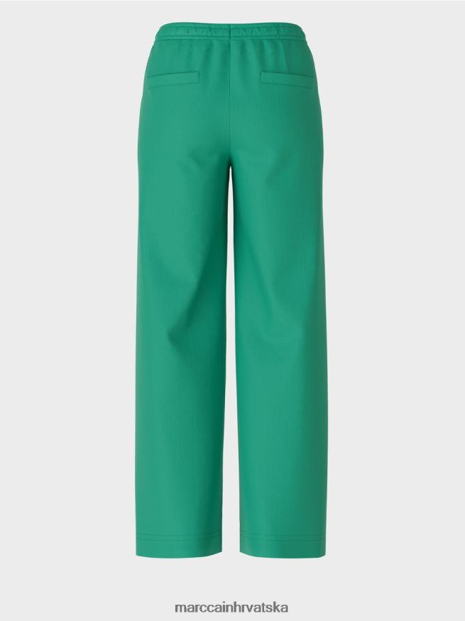 emajl Marc Cain welby hlače širokih nogavica s uzicom u struku odjeća 4D66P4525