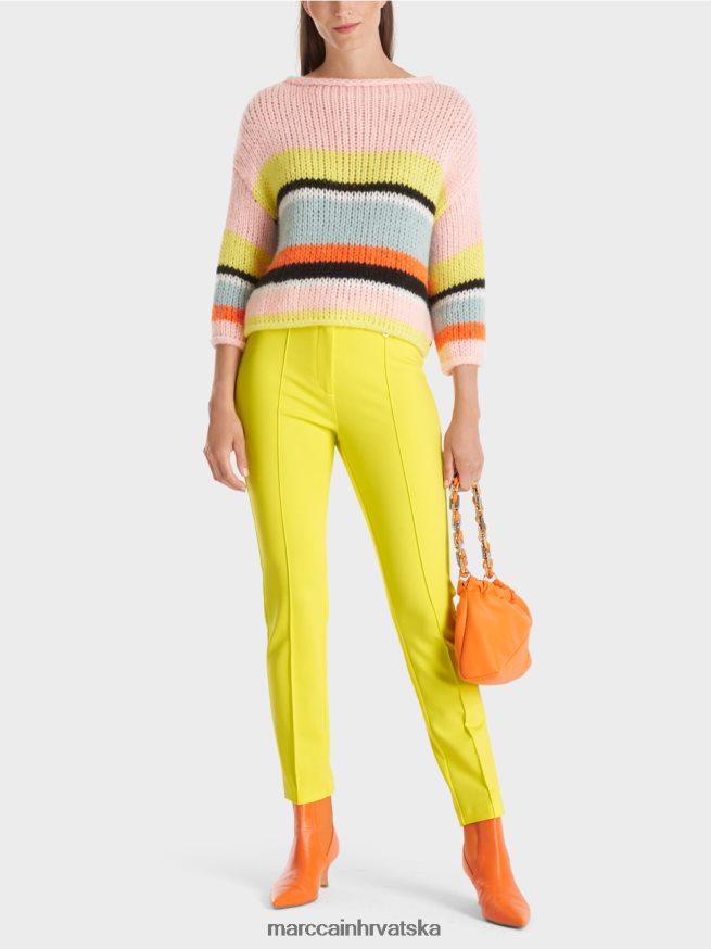 meki limun Marc Cain rastezljive hlače regularnog struka sydney odjeća 4D66P4587