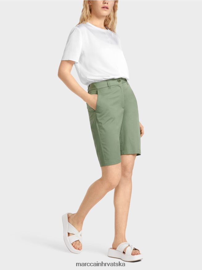 mistično zelena Marc Cain finike kratke hlače ženstvenog kroja odjeća 4D66P4663