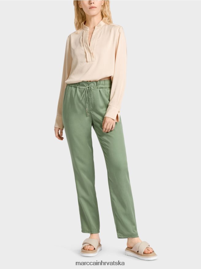 mistično zelena Marc Cain rivera hlače "promislimo zajedno". odjeća 4D66P4661