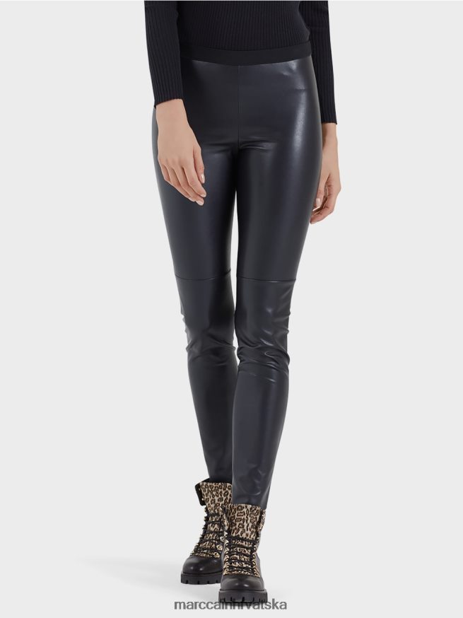 ponoćno plava Marc Cain tajice od umjetne kože odjeća 4D66P4744