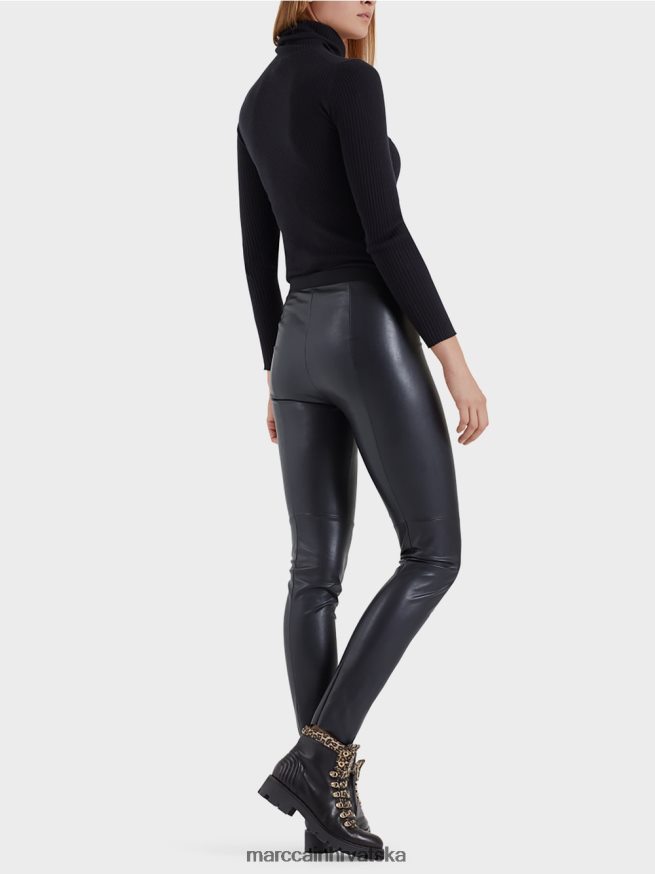 ponoćno plava Marc Cain tajice od umjetne kože odjeća 4D66P4744