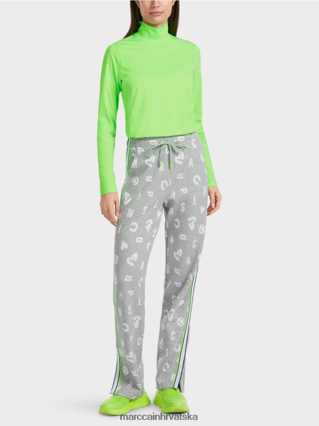 srebrno siva Marc Cain hlače u stilu jogginga roanne odjeća 4D66P4561