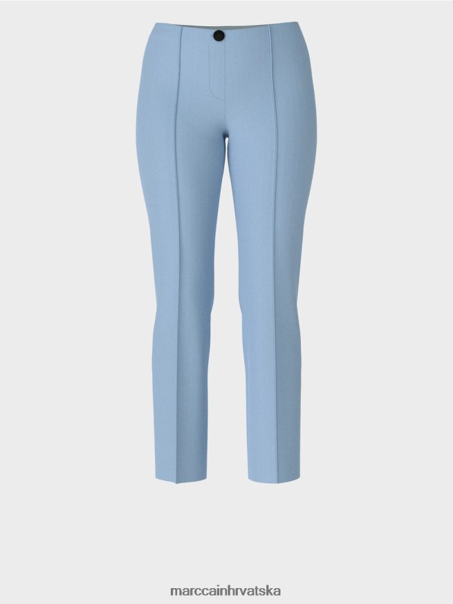 tamno ljetno nebo Marc Cain elegantne hlače od žerseja sydney odjeća 4D66P4594