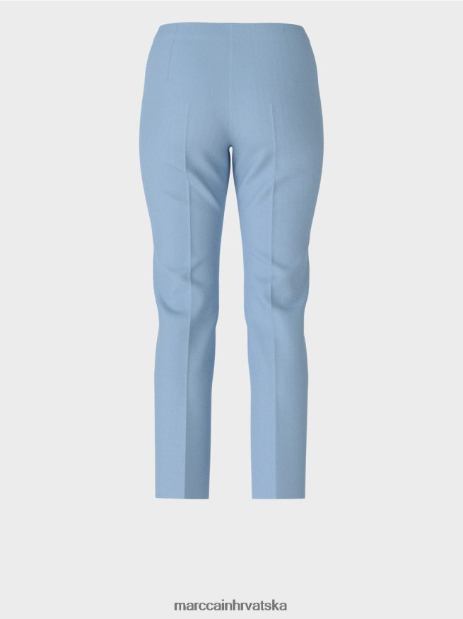 tamno ljetno nebo Marc Cain elegantne hlače od žerseja sydney odjeća 4D66P4594