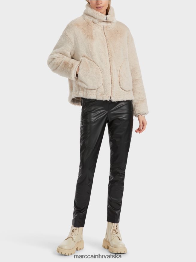 bademovo mlijeko Marc Cain jakna od zabavnog krzna odjeća 4D66P4316