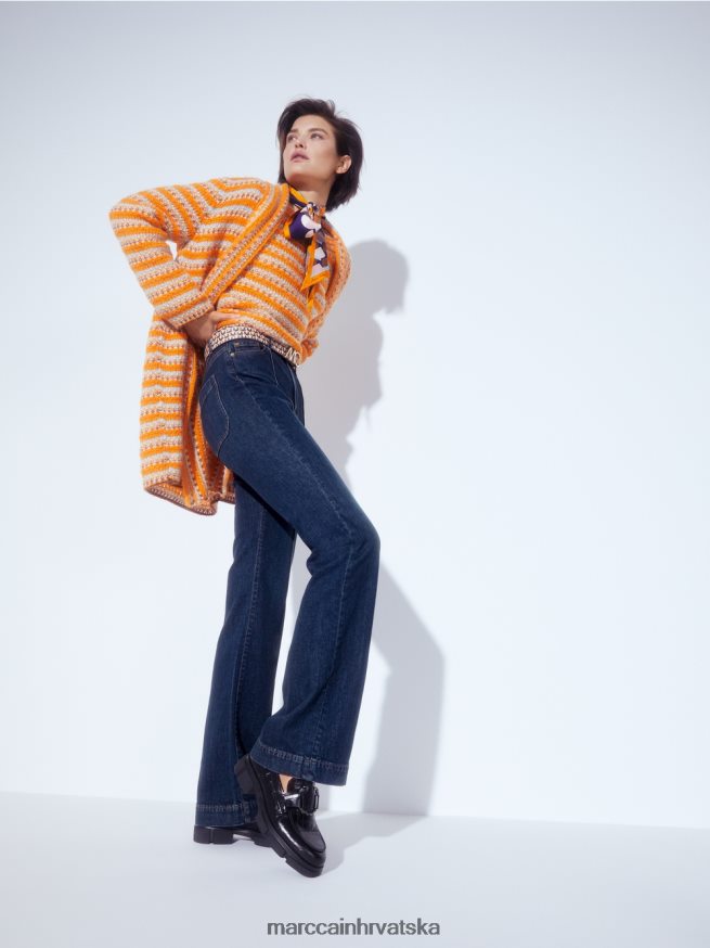 bistra narančasta Marc Cain dugi kardigan 