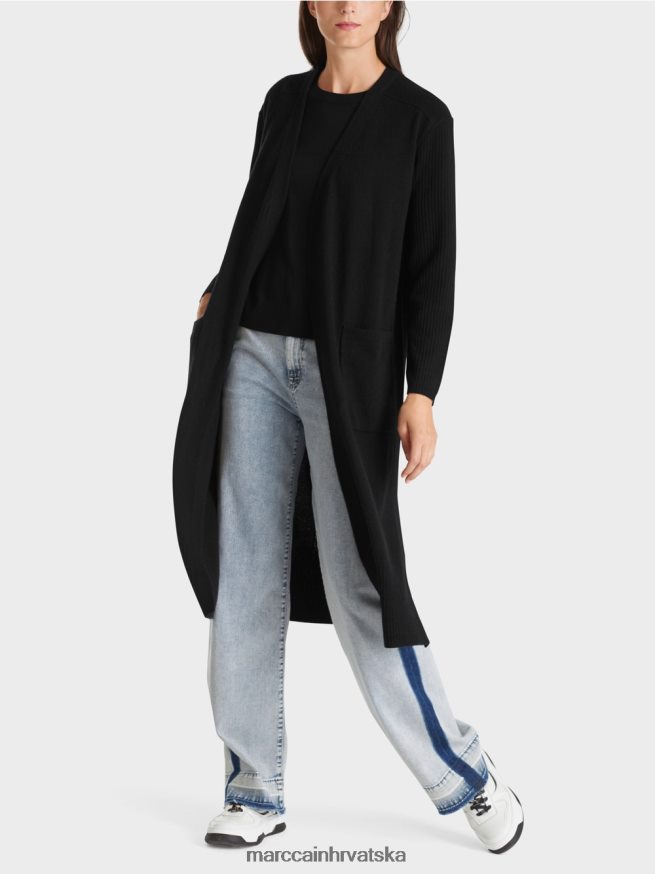crno Marc Cain dugi pleteni 