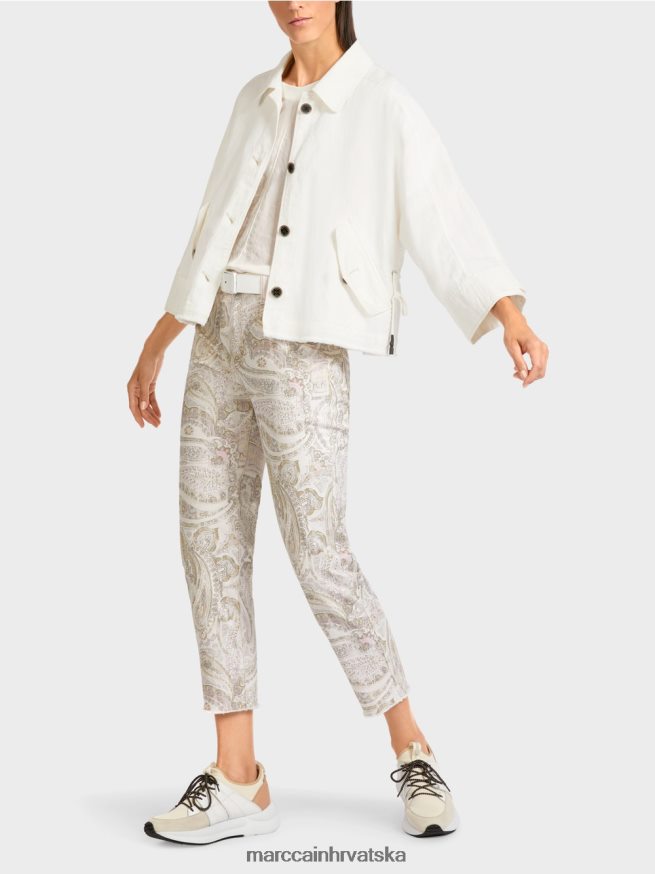 prljavo bijela Marc Cain prevelika jakna odjeća 4D66P4392