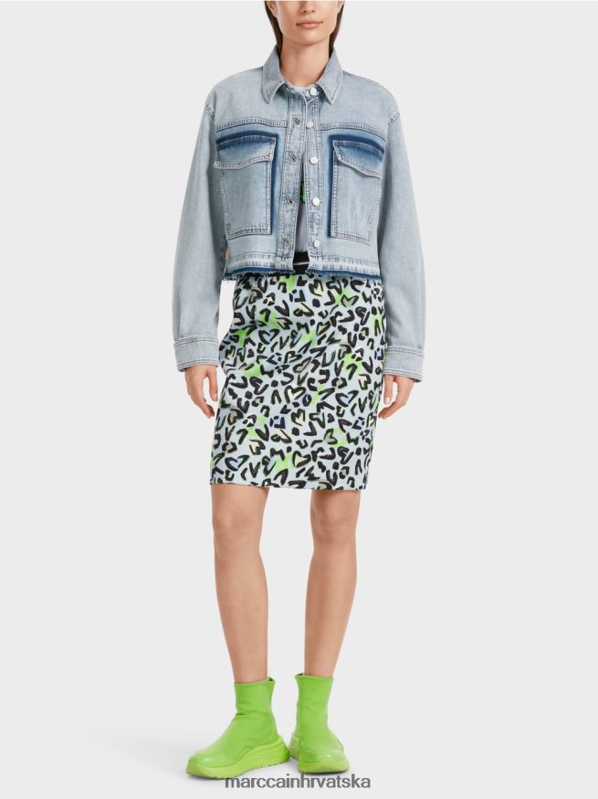 svijetli traper Marc Cain traper jakna s diy efektom odjeća 4D66P4334