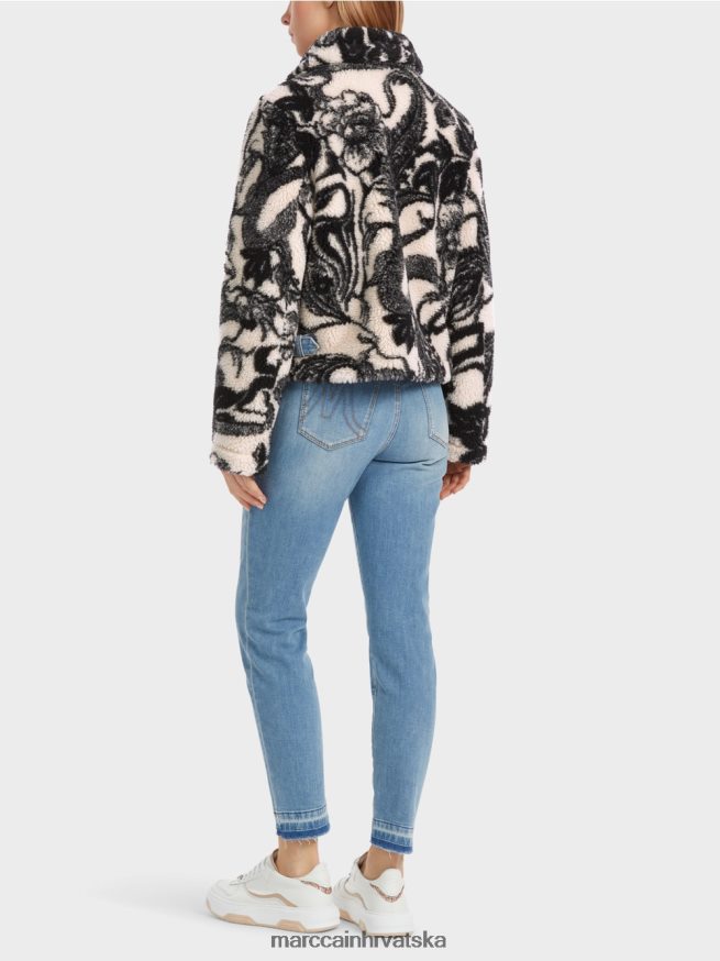 bademov cvijet Marc Cain vanjska plišana jakna s printom odjeća 4D66P4224