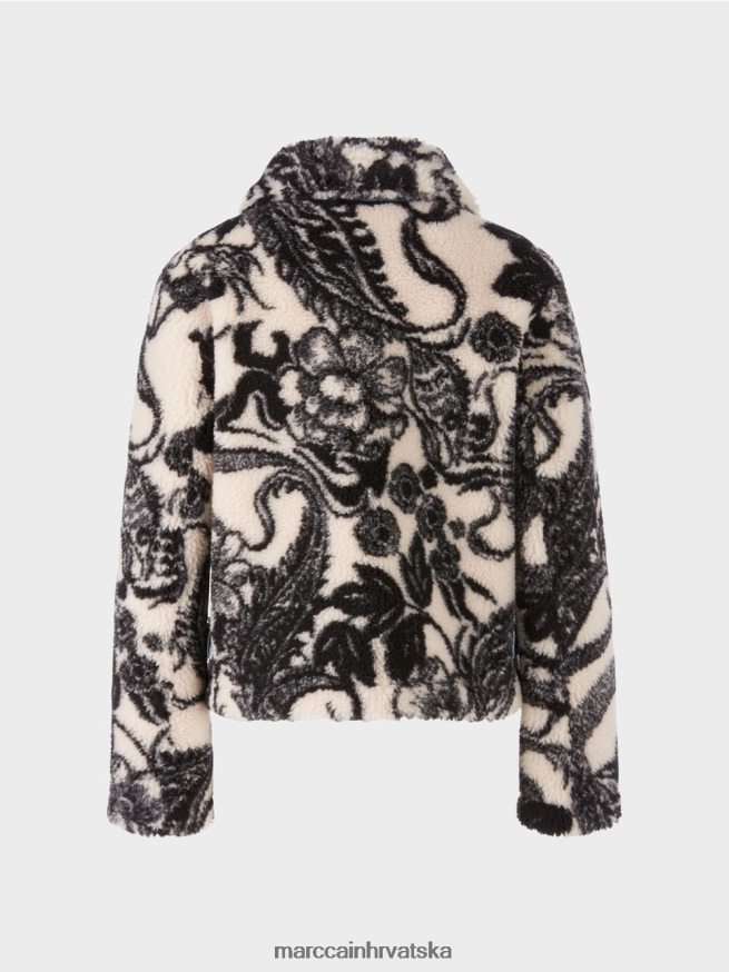 bademov cvijet Marc Cain vanjska plišana jakna s printom odjeća 4D66P4224