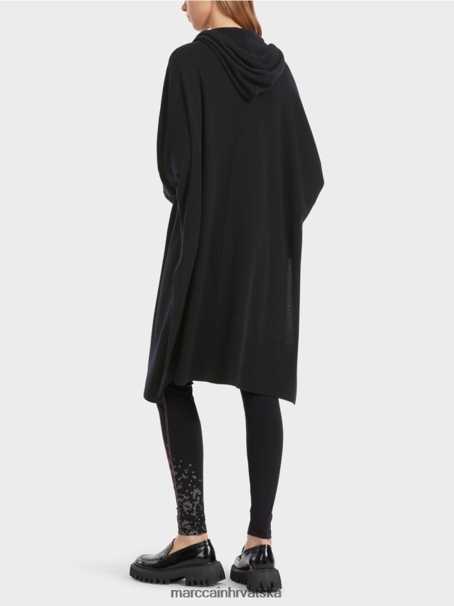 crno Marc Cain majica s kapuljačom 