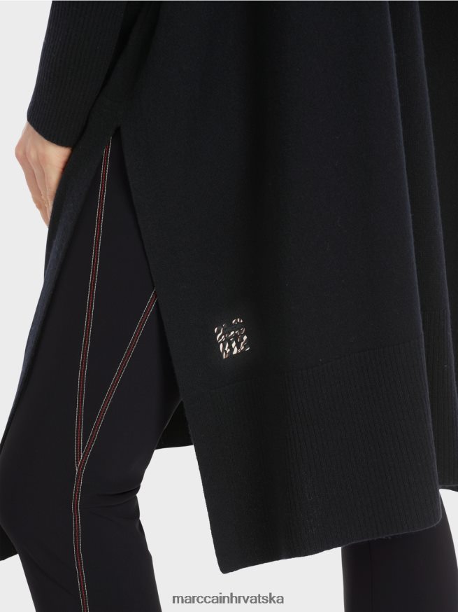 crno Marc Cain majica s kapuljačom 