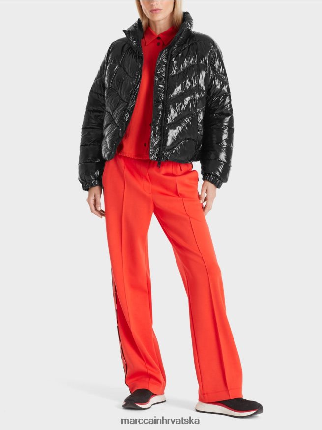 crno Marc Cain prošivena jakna s tankim slojem od 3 m odjeća 4D66P4243