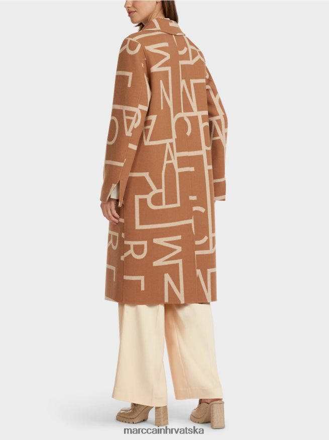 deva Marc Cain kaput sa stiliziranim natpisom mc odjeća 4D66P4291