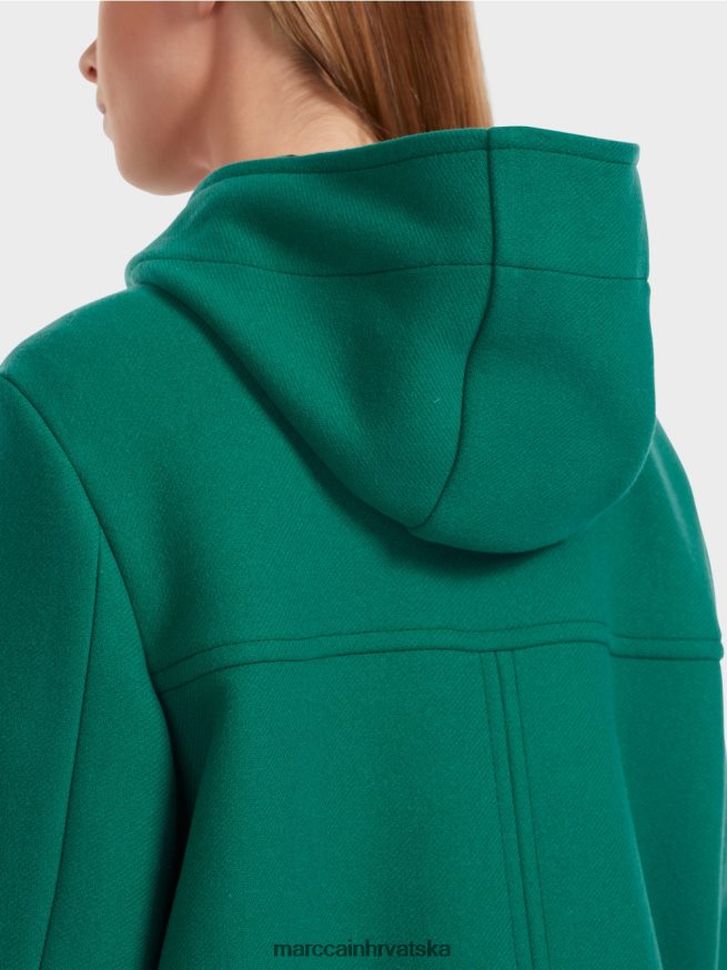 eukaliptus Marc Cain vuneni kaput s kopčama odjeća 4D66P4218