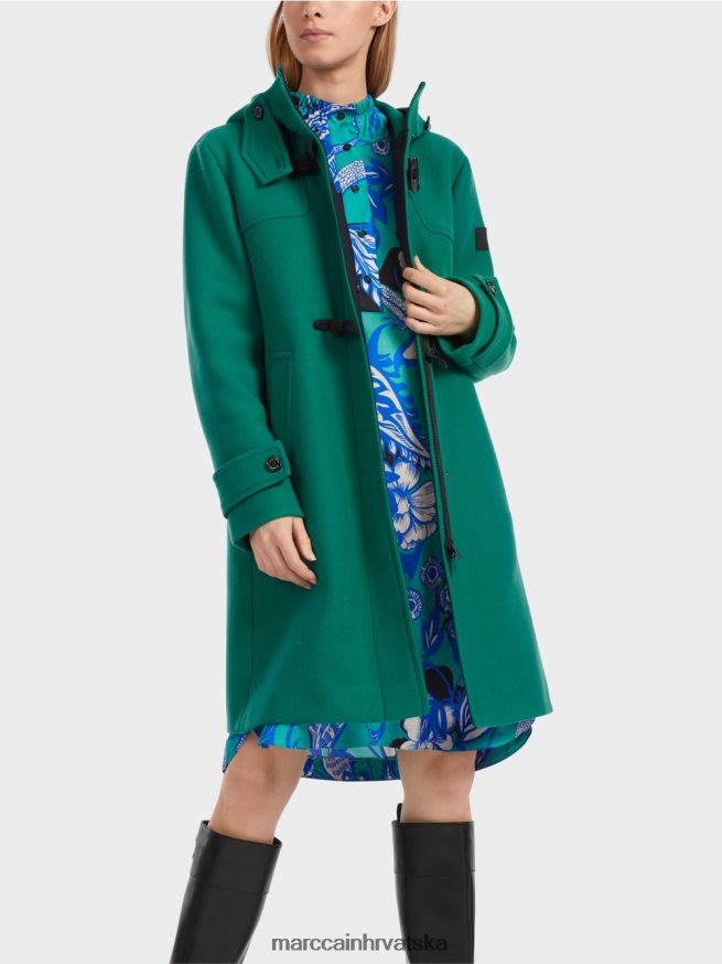 eukaliptus Marc Cain vuneni kaput s kopčama odjeća 4D66P4218