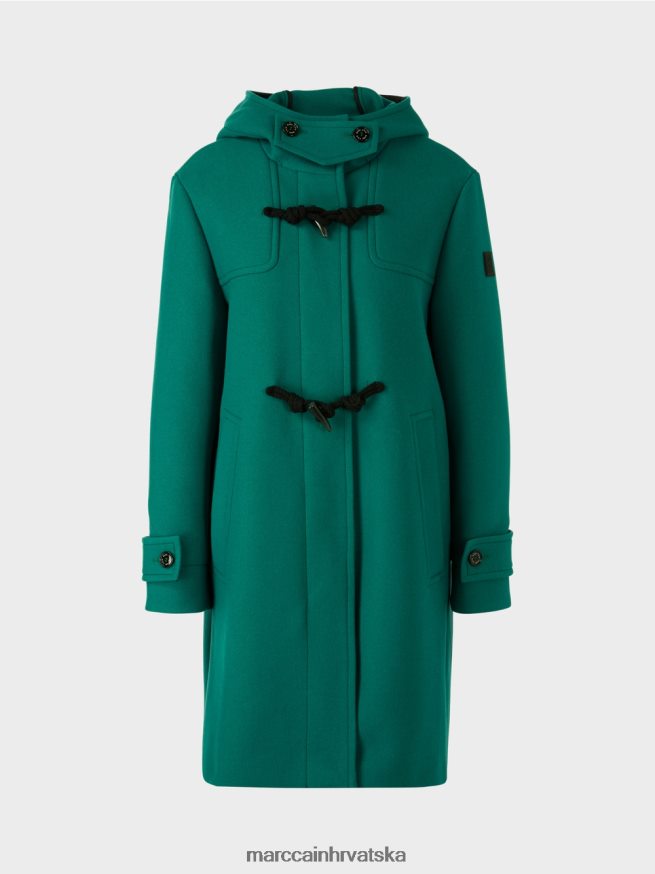 eukaliptus Marc Cain vuneni kaput s kopčama odjeća 4D66P4218