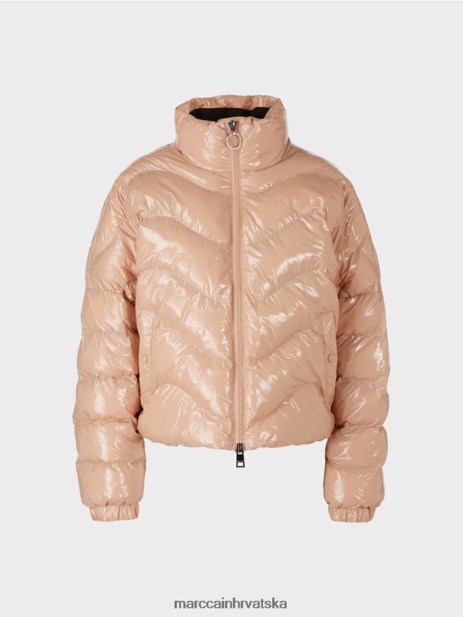 mekana glina smeđa Marc Cain prošivena jakna s tankim slojem od 3 m odjeća 4D66P4239