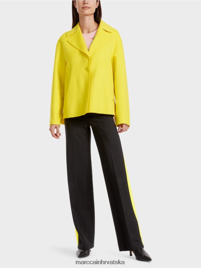 meki limun Marc Cain vunena vanjska jakna odjeća 4D66P4266