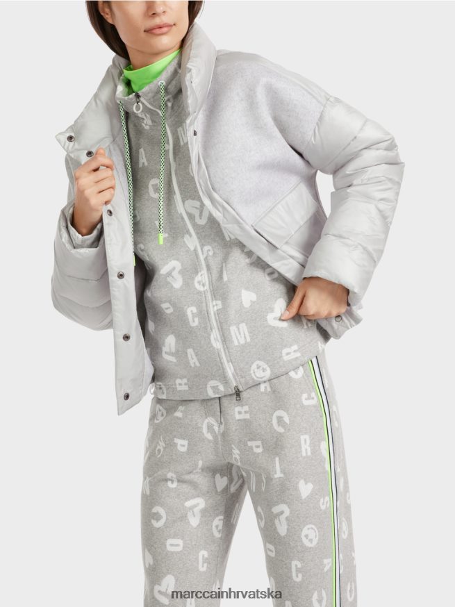 srebrno siva Marc Cain vanjska jakna s 3m izolacije odjeća 4D66P4258