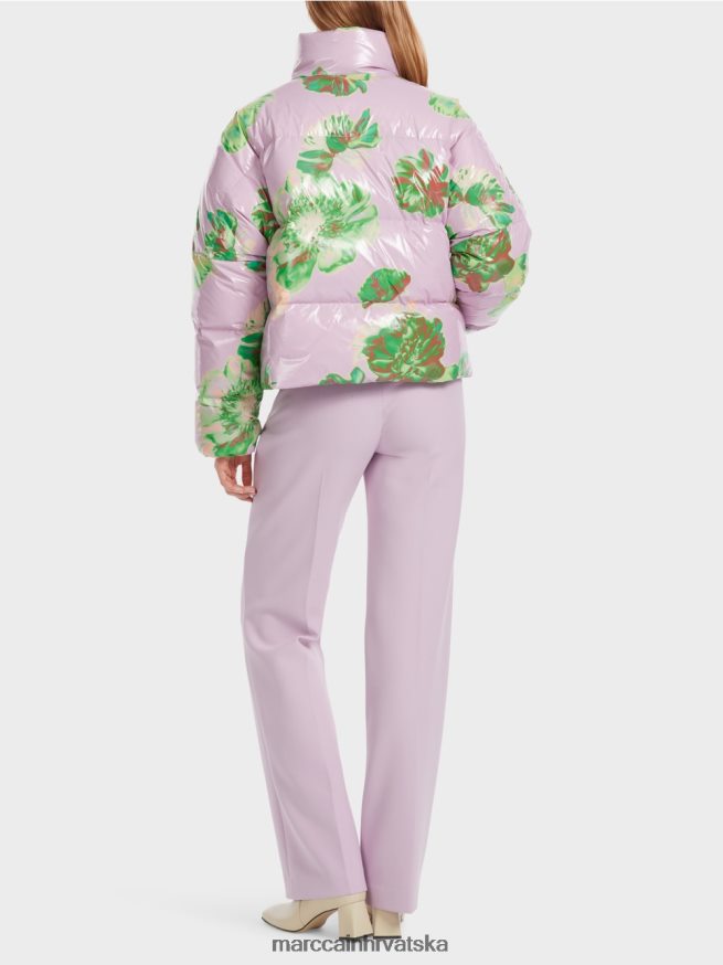 svijetle lavande Marc Cain vanjska jakna s cvjetnim dizajnom odjeća 4D66P4231