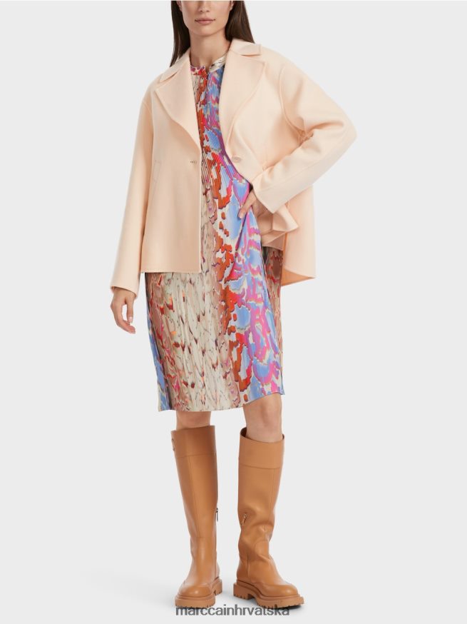 tamna krema Marc Cain vunena vanjska jakna odjeća 4D66P4253