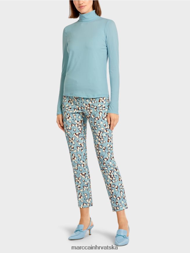 atmosferski plava Marc Cain obični gornji dio dugih rukava odjeća 4D66P41453