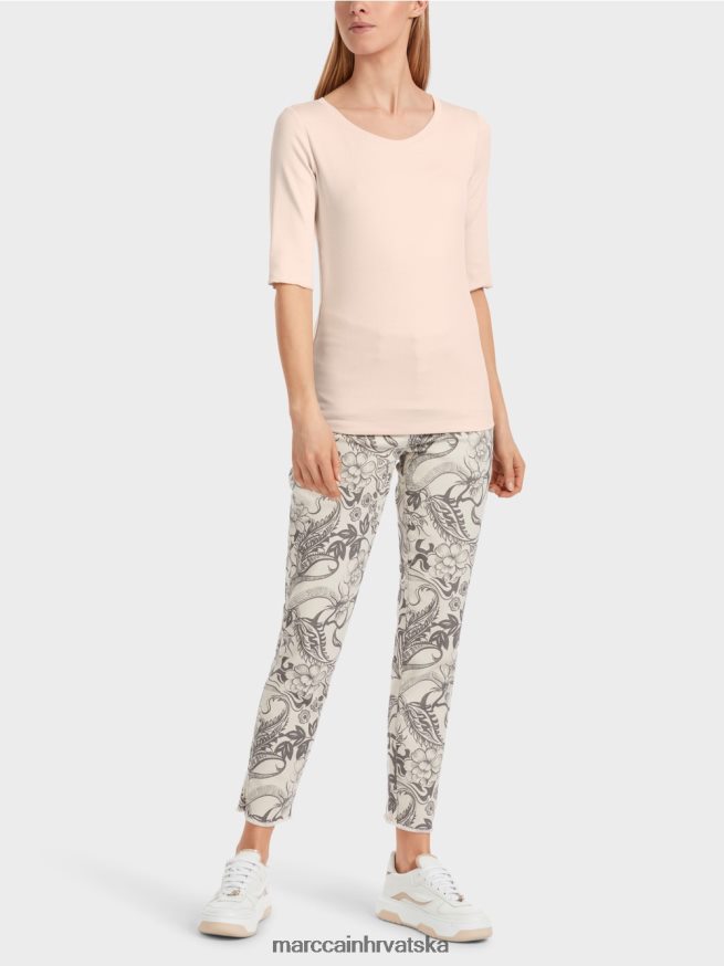 bademov cvijet Marc Cain obična majica s 3/4 rukavima odjeća 4D66P41234