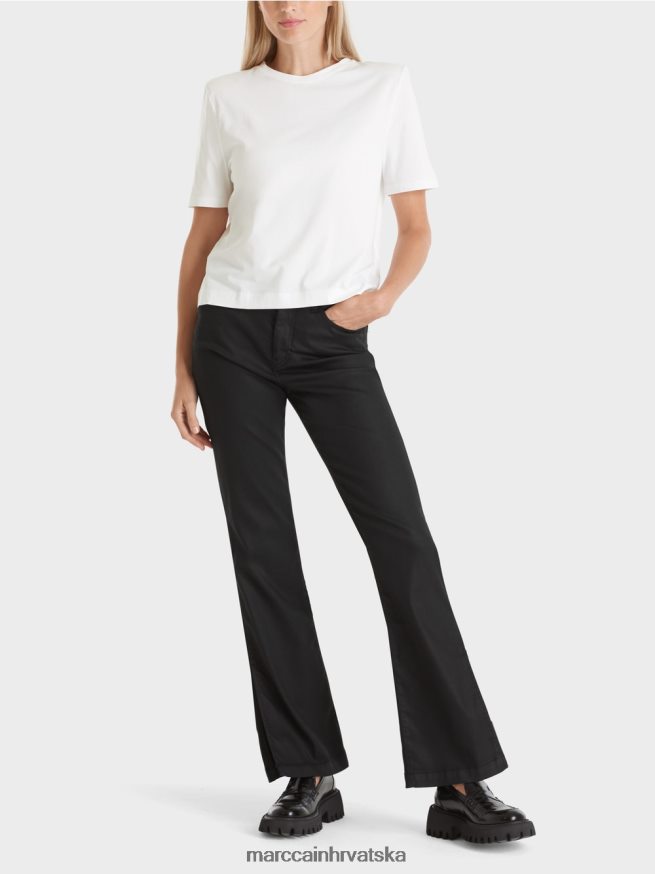 bijela Marc Cain majica boxy kroja odjeća 4D66P41250