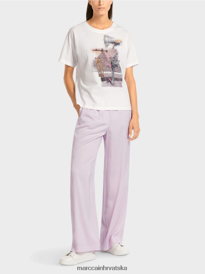 bijela Marc Cain "promislimo zajedno" vrh odjeća 4D66P41409