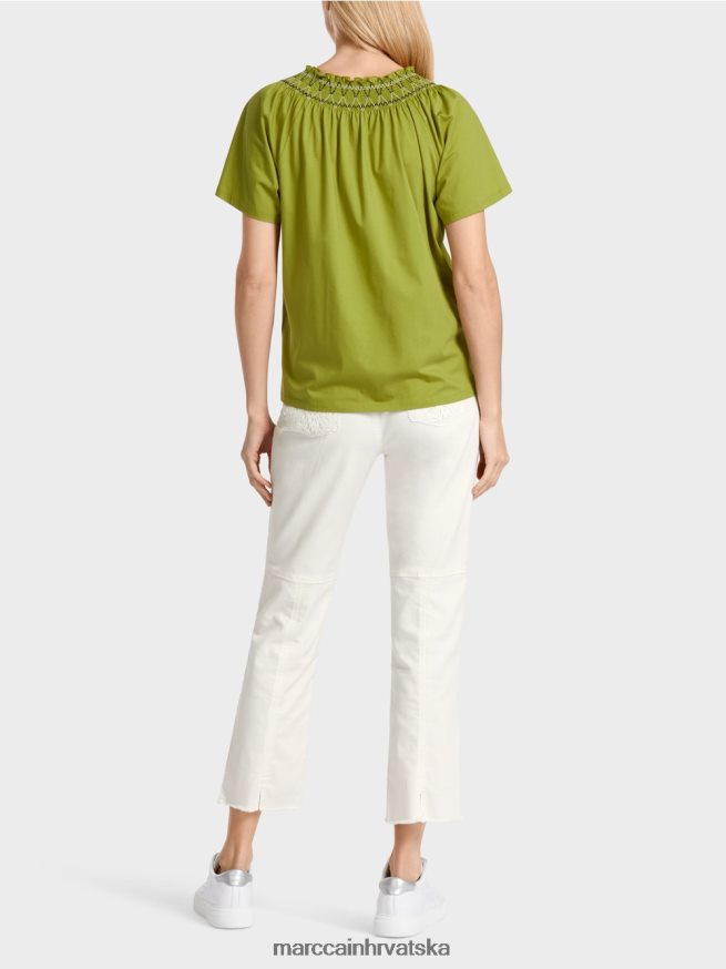 duboko maslinasto zelena Marc Cain majica s raglanom odjeća 4D66P41404