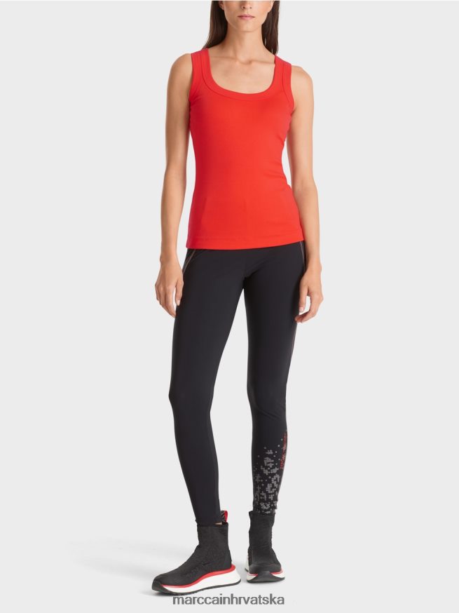 kampari Marc Cain pamučni rebrasti top bez rukava odjeća 4D66P41269