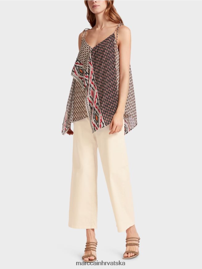 krema Marc Cain top u boho stilu odjeća 4D66P41372